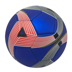 Custom Soccer <b>Ball</b> White Red Black Stripe Design Training Match Football Durable PU Material Professional Size Standard <b>Ball</b> - Product Image 3