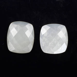 100% véritable pierre de lune blanche mélange taille cabochon ovale pierre de lune blanche transparente naturelle en vrac pour la fabrication de bijoux à bas prix - Product Image 3