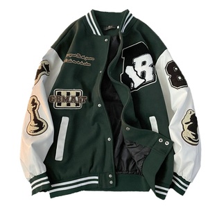 Customized OEM Wholesale Custom Logo Vintage 100% Wool Long Sleeve Varsity <b>Jacket</b> for Men's & Women Winter <b>Heated</b> Breathable - Product Image 6