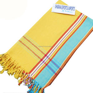 Adultes Multi-Rayures Kikoy Serviettes de Plage Golf Sarong avec Logo Kenyan Utilisation de Bain Fabricant Indien Kenya Kenyan Kikoy Serviettes - Product Image 6
