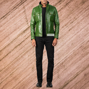 Veste en cuir véritable pour hommes à la mode Offre Spéciale veste à glissière design de mode pour hommes disponible au prix de gros - Product Image 6