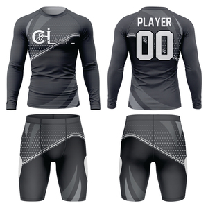 Maillot de compression à manches longues pour homme, personnalisé par sublimation, pour l'entraînement - Product Image 3