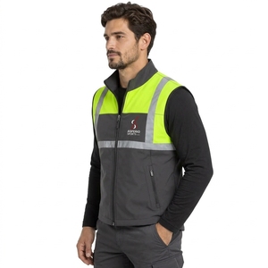 Chaleco de Seguridad para Hombre, Chaleco de Trabajo Reflectante Profesional, Material de Alta Visibilidad, Construcción Duradera, Ajuste Ligero y Cómodo - Product Image 3