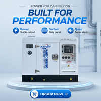 Groupes électrogènes diesel super silencieux 12kVA 15kVA 18kVA 20kVA 25kVA avec ATS, faible bruit, alimentation de secours, centrale électrique silencieuse