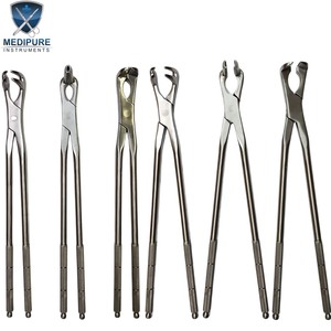 Forceps dentaires pour chevaux en acier inoxydable haute performance, conçus pour l'extraction contrôlée des dents incisives et premolaires, usage vétérinaire - Product Image 6