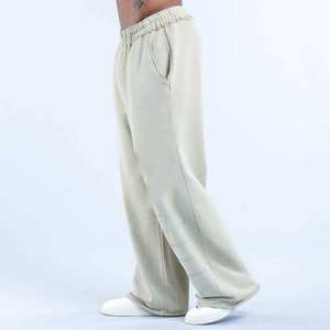 Pantalones Deportivos de Felpa Francesa 100% Algodón, Corte Recto, para Hombre, con Logotipo Personalizado OEM, para Invierno, Talla Grande, de Secado Rápido, para Gimnasio y Jogging - Product Image 4