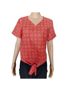 Wholesale Women Casual Blouse Premium Quality 100% Cotton Floral Dot Geometric Spring Summer Poplin Woven <b>Sleeveless</b> Fashion - Product Image 6