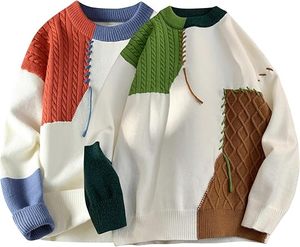 Suéteres de Punto para Hombre de Lujo 2026, Totalmente Personalizados, Cuello Redondo, Manga Larga, Cálidos, Venta al Por Mayor, Directo de Fábrica - Product Image 1