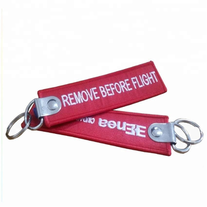 Porte-clés brodé style classique DIY en tissu tressé - Product Image 5