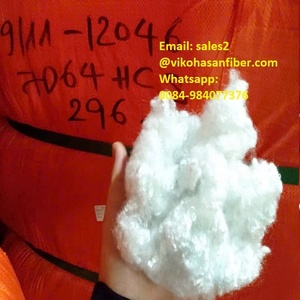 Vikohasan 7D64 HCS GRS Polyester Tissu Recyclé Synthétique Creux Conjugué Fibres Discontinues Écologique Siliconé Anti-Boulochage - Product Image 5
