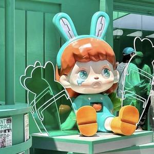 งานประติมากรรมไฟเบอร์กลาสสไตล์โมเดิร์น รับผลิตตามแบบ (OEM) ตกแต่งภายนอกอาคาร งานศิลปะกลางแจ้งขนาดใหญ่ - Product Image 6