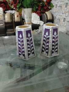 Brûleur à Bakhoor de Luxe Fait Main avec Incrustation de Nacre – Mubkhar Arabe en Bois Premium pour Oud, Encens et Décoration d'Intérieur - Product Image 4