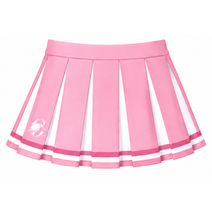 Ensemble uniforme de cheerleading rose bébé, haut sans manches à col en V, jupe plissée, tenue de sport pour équipe athlétique, performance de danse, entraînement - Product Image 6