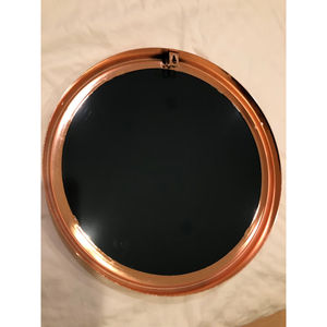 45cm <b>Round</b> Japandi Modern Red Gold Iron Frame <b>Large</b> Decorative <b>Wall</b> <b>Mirror</b> Glass Living Room Decor TW Occasions - Product Image 4