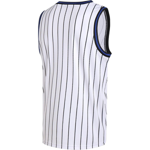 Camiseta de Baloncesto de Malla Blanca para Hombre, Sin Mangas, Cuello Redondo, Transpirable, Corte Regular, para Todas las Temporadas, Ropa Deportiva para Adultos - Product Image 6