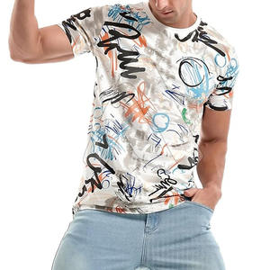 Camiseta de Hombre 100% Algodón con Logotipo Personalizado OEM, Último Modelo a Bajo Precio, Impresión de Alta Calidad, Ecológica, Transpirable, Tallas Grandes para Adultos - Product Image 4