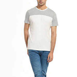 T-shirt pour homme à manches courtes personnalisé de haute qualité, en lin confortable, idéal pour les tenues décontractées et les soirées. - Product Image 1