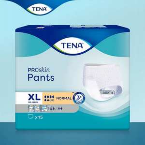 Couches pour adultes TENA PROskin Pants Normal Unisexe - XL 15 par paquet - Product Image 3