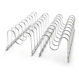 Égouttoir à vaisselle pliable en acier inoxydable à 2 niveaux, support de rangement pour assiettes et bols sur comptoir de cuisine - Product Image 2