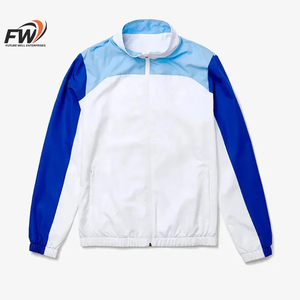 Conjunto de chándal cortavientos de nailon personalizado más vendido para hombre y mujer, chaqueta y pantalones cortos impermeables - Product Image 2