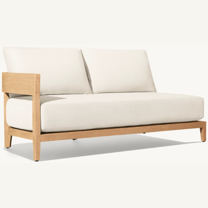 Muebles de sofá de madera de teca para dos personas, duraderos para uso en exteriores e interiores, al mejor precio. - Product Image 3