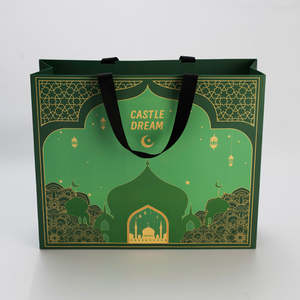 Sac de shopping en papier blanc de luxe personnalisé avec poignée en ruban, logo personnalisé, sac d'emballage cadeau, fabricant en gros - Product Image 4