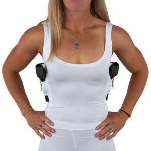 Camiseta sin mangas para ocultar armas, con bolsillo para pistola, para uso ejecutivo y discreto, para damas - Product Image 5