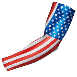 Manguito de compresión premium transpirable, agradable para la piel, soporte deportivo UPF50+, mezcla de poliéster y elastano, unisex, para todas las estaciones. - Product Image 4