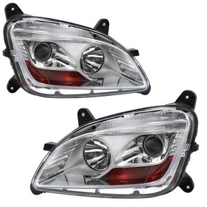 Coppia di Fari Alogeni e Xenon per Peterbilt 579 2013-2020 e Peterbilt 587 2011-2018, Assemblaggio Sinistro/Lato Guida e Destro/Lato Passeggero - Product Image 1