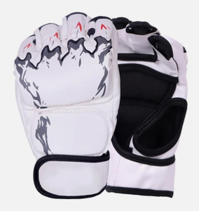 ถุงมือฝึกซ้อม MMA คุณภาพดีที่สุด แบบกำหนดเอง OEM ODM ออกแบบโลโก้ส่วนตัว หนัง PU ระบายความชื้น ปิดด้วยแถบตีนตุ๊กแก - Product Image 3
