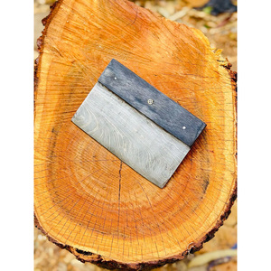 Multi-Functional Damascus Steel Bench Scraper Pastry Dough <b>Cutter</b> Chopper for <b>Bread</b> Pizza Pasta and Cookies Kitchen Accessory - Product Image 1