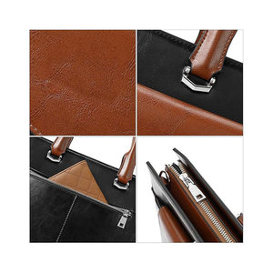 Premium Quality Genuine <b>Leather</b> Laptop <b>Backpack</b> Zipper Closure Lightweight <b>Large</b> Capacity Unisex Design-Wholesale Price Sale - Product Image 5