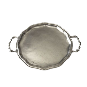 Decorative Square Shape <b>Large</b> Silver Casted Square Metal <b>Serving</b> <b>Tray</b> with Raised Edge Home Decor For Hotel Restaurant - Product Image 5