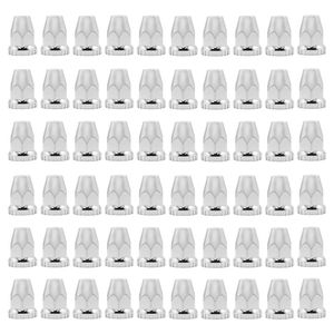 ABS <b>Plastic</b> Chrome 33mm X 2 7/8\" Universal Truck Wheel Hub Covers 60pcs Wheel <b>Caps</b> - Product Image 1