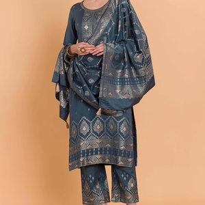 Safaa Manufacturer Wholesale Viscose Winter <b>Suit</b> <b>Dress</b> Material | Indian Ethnic Wear Unstitched Salwar Kameez Fabric <b>for</b> <b>Women</b> - Product Image 1