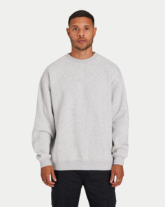 Sudadera de Alta Calidad, Estilo Urbano, de Poliéster y Algodón, Gruesa, Lisa, Extra Grande, Personalizable, con Cuello Redondo, para Hombre - Product Image 2