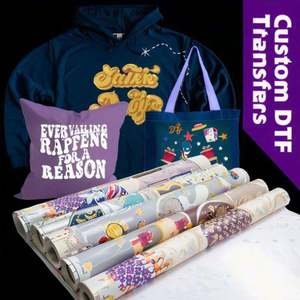 Película de Transferencia PET DTF de 30cm 60cm para Textiles, para Impresión Decorativa y Coloración - Product Image 3