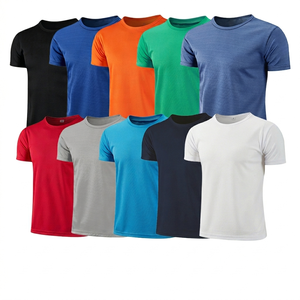 T-shirt de sport unisexe à manches courtes et col rond, séchage rapide, pour course à pied et marathon, broderie personnalisée du logo OEM, fabriqué en Chine par BD. - Product Image 1