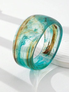 Bracelets Joncs Tendance en Résine de Luxe, Bijoux de Mode Féminins pour Fêtes et Cadeaux Chrétiens - Product Image 3