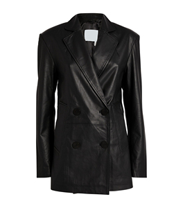 <b>Men</b> Leather Fashion <b>Coat</b> <b>Long</b> Length Casual Leather <b>Coat</b> Button Closure <b>Men</b> Leather <b>Coat</b> Classic Style Outerwear - Product Image 1