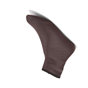 Chaussettes en cuir véritable extensibles pour hommes, chaudes, avec fermeture éclair, en cuir de vache véritable, pour la prière du Ramadan et de l'Aïd 2026 - Product Image 4