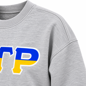 เสื้อสเวตเชิ้ตคอกลมสีเทาอ่อน Sigma Gamma Rho ดีไซน์ตัวอักษรกรีกสองสีที่อก ทรงหลวม แขนยาว เสื้อผ้าสำหรับชมรมนักศึกษา - Product Image 6
