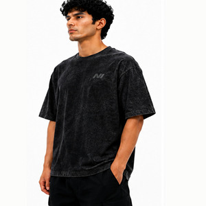 Camiseta de Algodón 100% con Impresión Frontal Personalizada, Fabricante de Camisetas con Impresión por Sublimación, Transferencia OEM, Marca Privada, 180 GSM, Camiseta Streetwear - Product Image 1