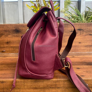 Nouveau design tendance sac à dos à cordon extérieur en cuir véritable pour garçons filles sac à dos en cuir de vachette imprimé léopard de luxe de haute qualité - Product Image 4