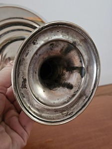 Elegante Tazón con Pedestal Plateado, Ideal para Decoración Moderna del Hogar, Centro de Mesa, Encimera de Cocina y Adorno para Comedor, de la India - Product Image 6