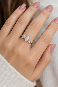 Anillo de Moissanita en Plata de Ley 92.5 KLSR-12080 - Product Image 5