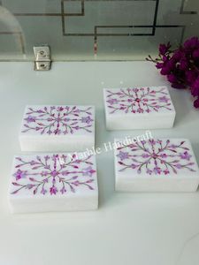 Indian Manufacturer and Wholesaler of Marble Mother of Pearl Green Inlay Gift <b>Boxes</b> Decorative Jewelry Box for Home Decoration - Product Image 4