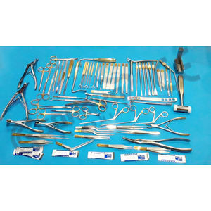 Ensemble d'instruments de chirurgie plastique professionnels en acier inoxydable, certifiés CE Classe I, garantie de 2 ans pour la chirurgie générale - Product Image 4