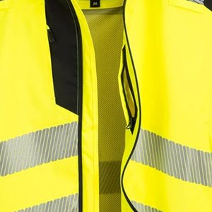 Flame Retardant Windproof <b>Winter</b> <b>Workwear</b> Jacket with High Visibility Reflective Fluorescent Design Custom Warm Safety Clothing - Product Image 4