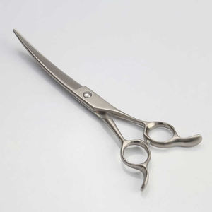กรรไกรตัดแต่งขนสัตว์คุณภาพพรีเมียม แบบโค้ง กรรไกรซอยขนสัตว์ - Product Image 4